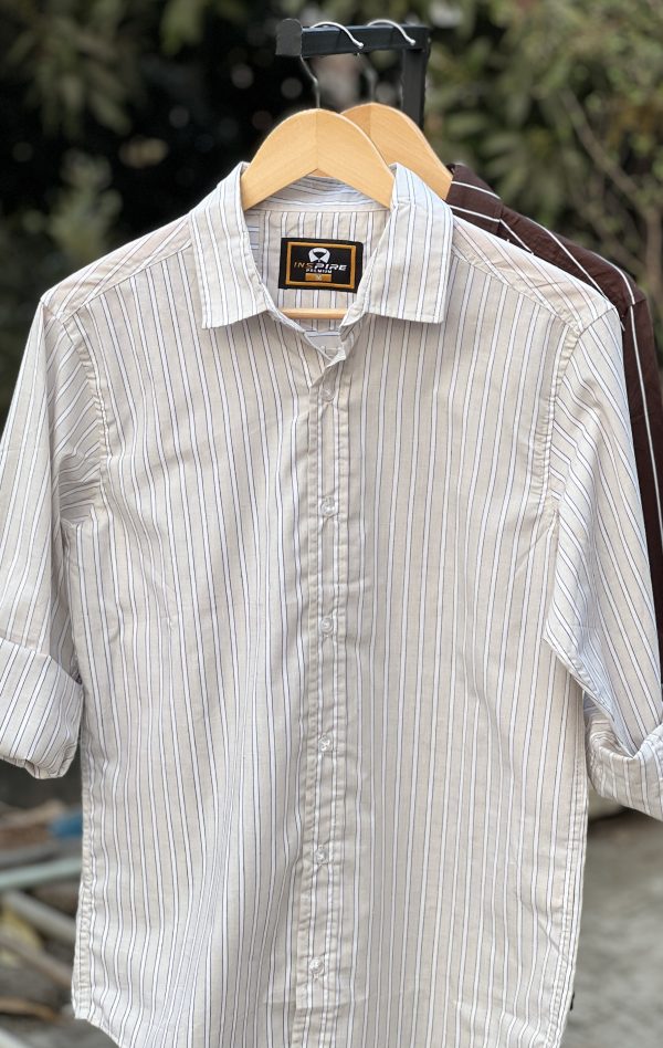 Strap Shirt - Cream Grey