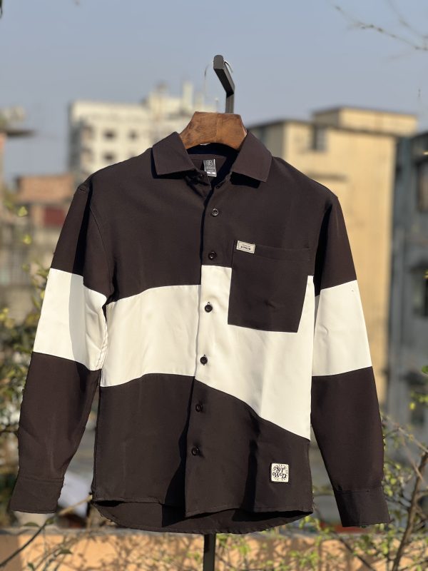 Premium Fancy Fabric Shirt - Black