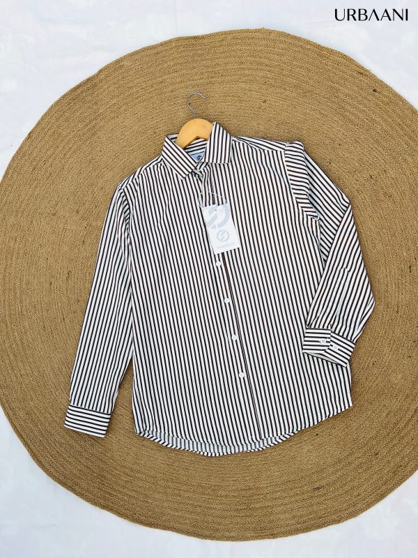 Striped Classic Shirt - White