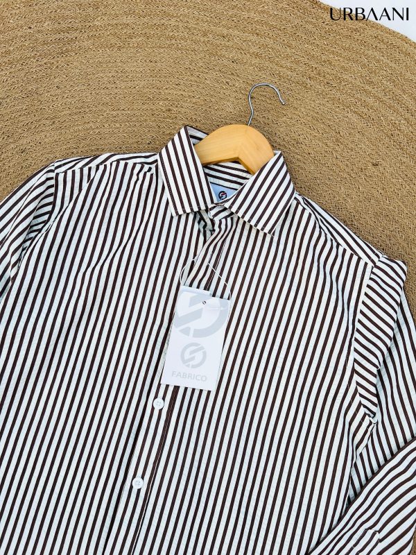 Striped Classic Shirt - White