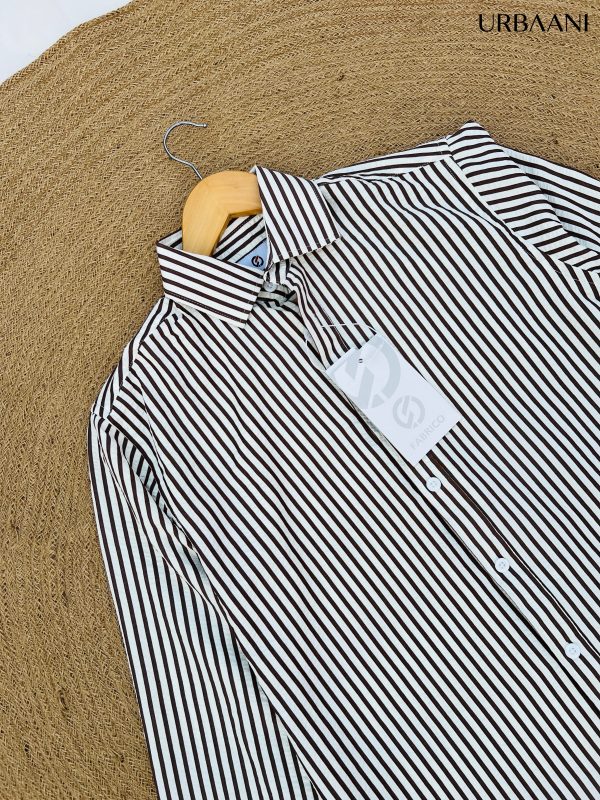 Striped Classic Shirt - White